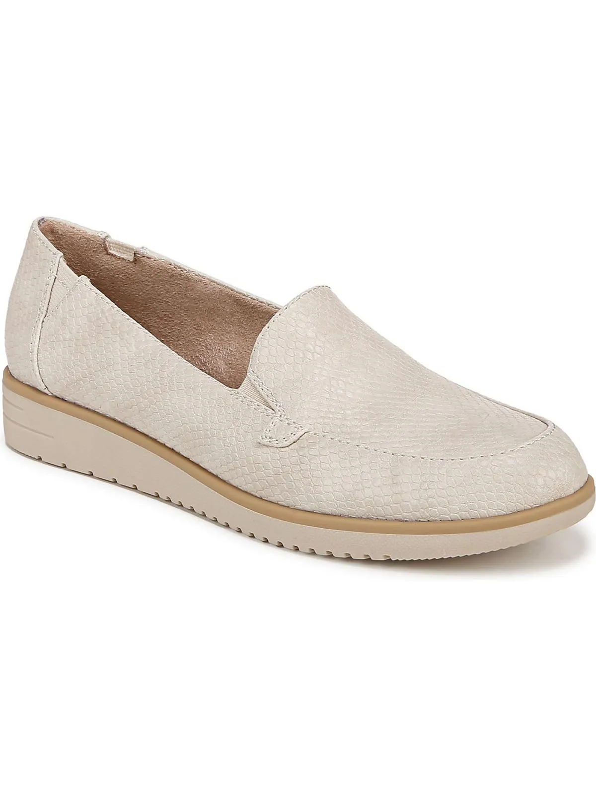 Idea Moc Womens Faux Leather Slip On Loafers