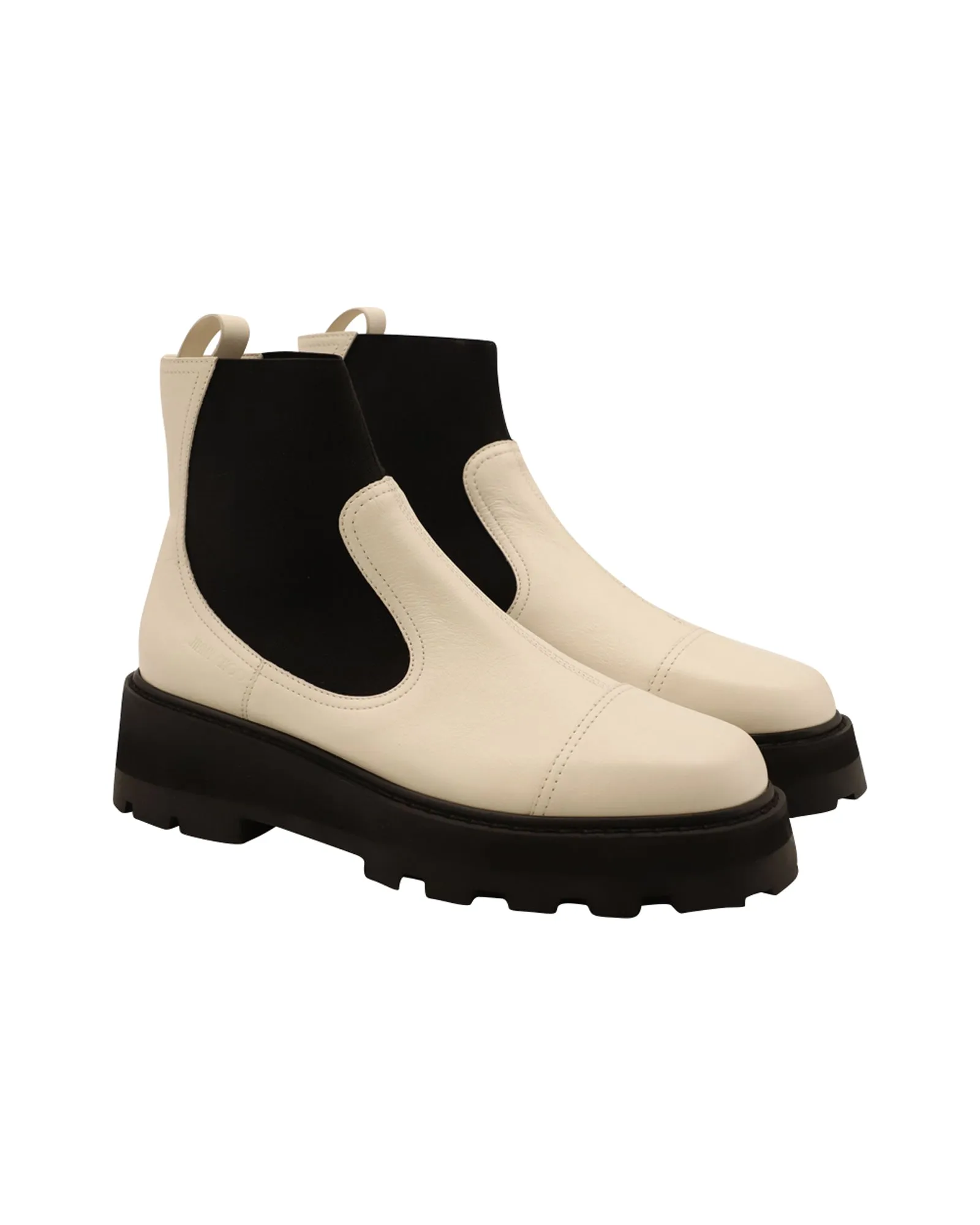 Jimmy Choo Clayton Boots in White Leather