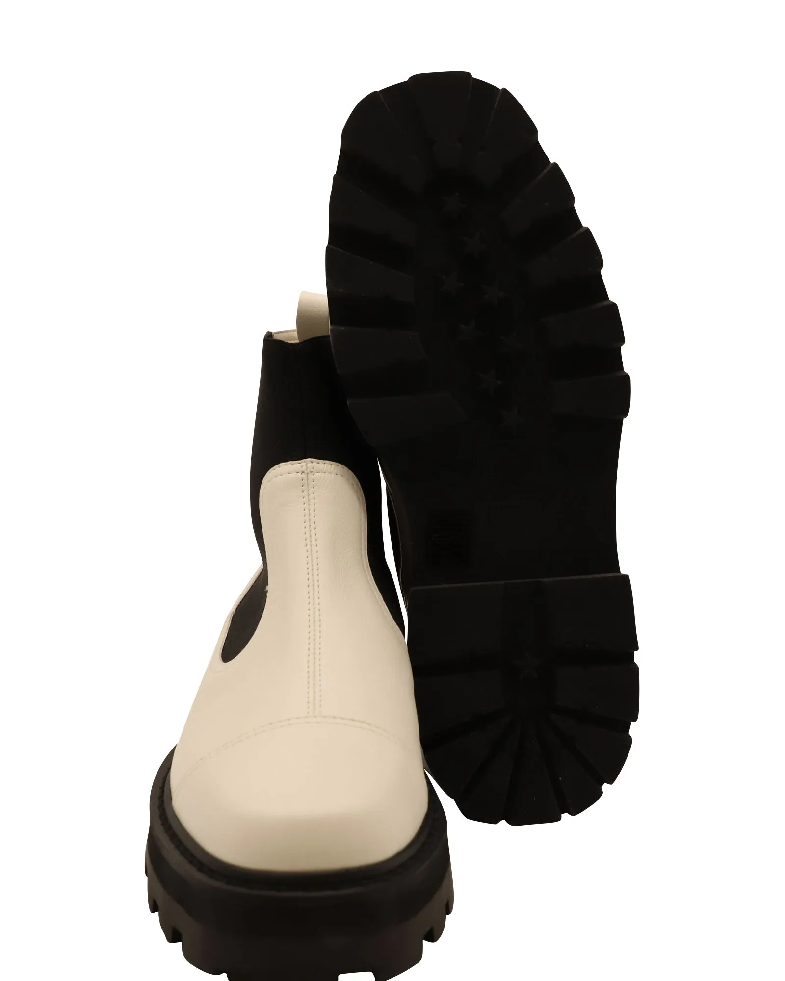 Jimmy Choo Clayton Boots in White Leather