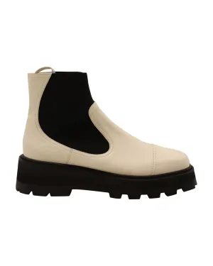 Jimmy Choo Clayton Boots in White Leather