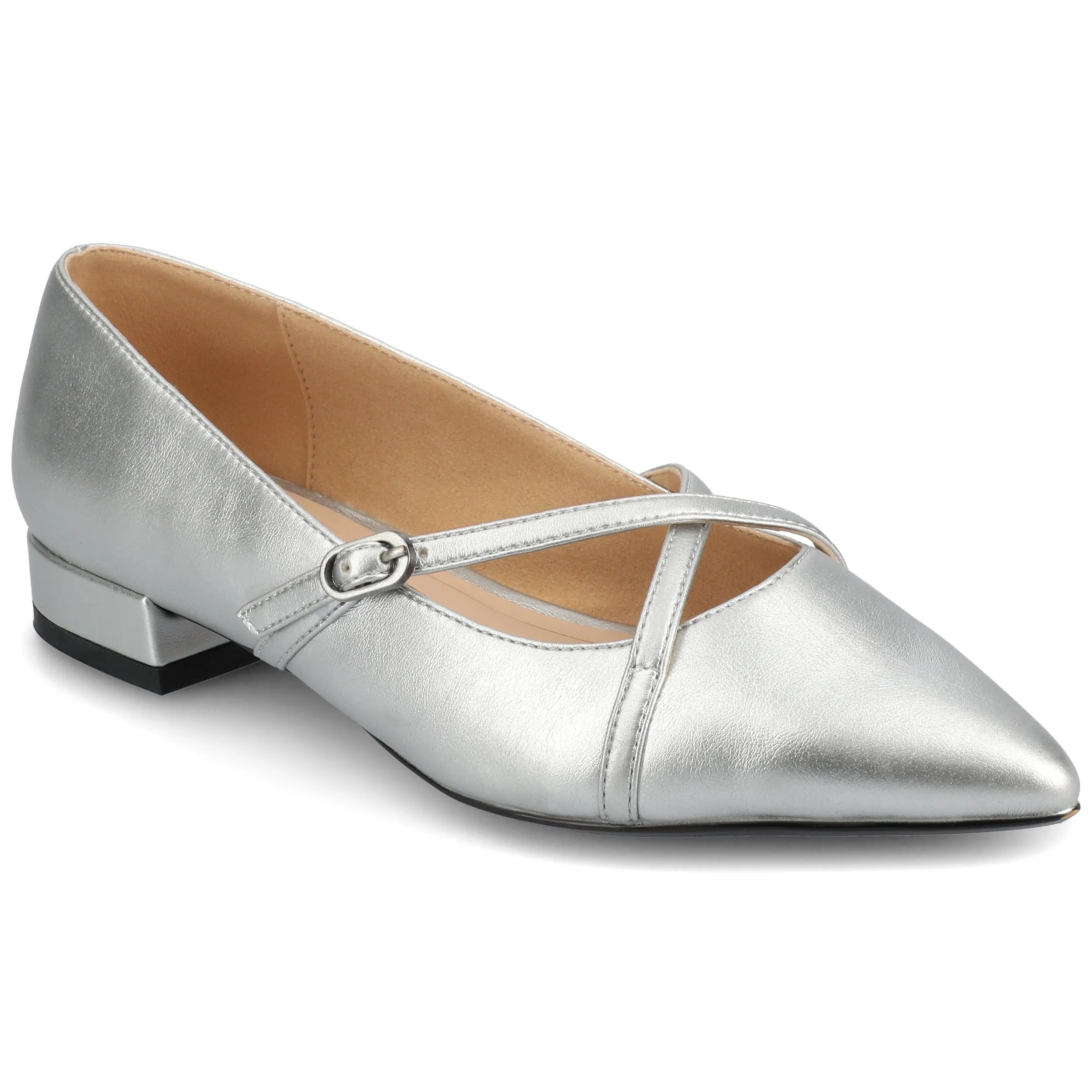 Journee Women's Camby Medium and Wide Width Dress Flats