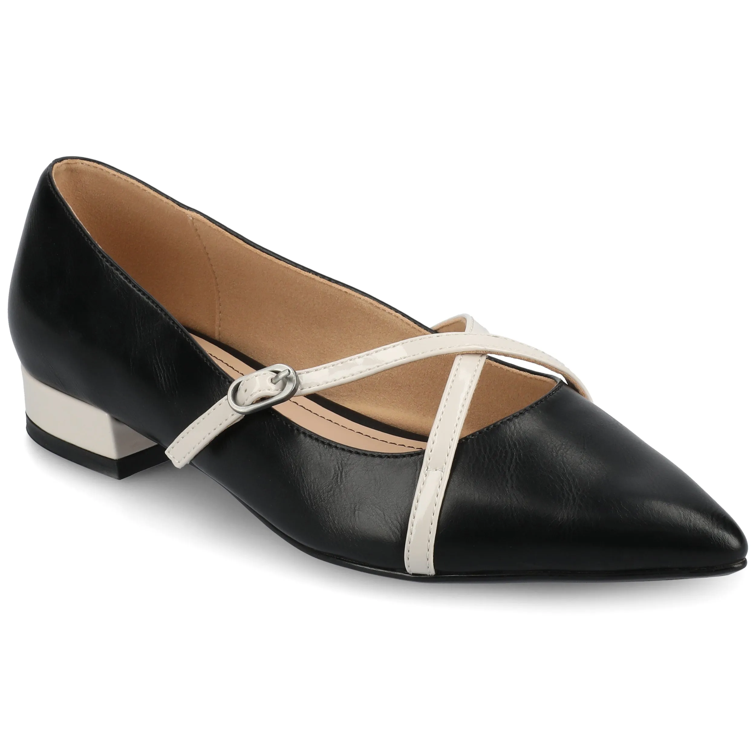 Journee Women's Camby Medium and Wide Width Dress Flats