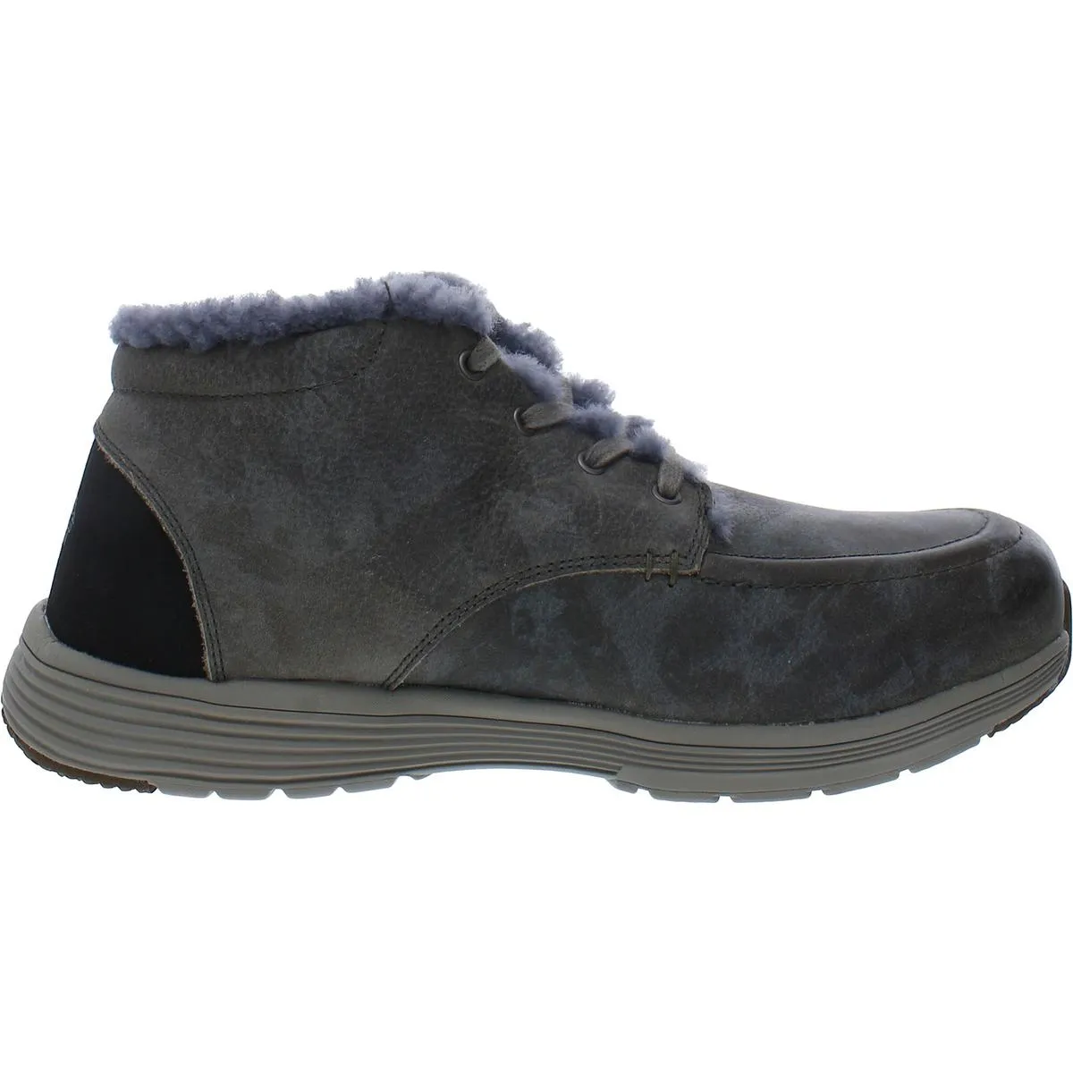 Karamay Mens Leather Cold Weather Combat & Lace-up Boots