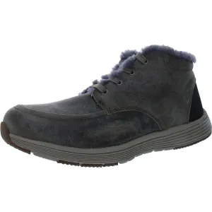 Karamay Mens Leather Cold Weather Combat & Lace-up Boots