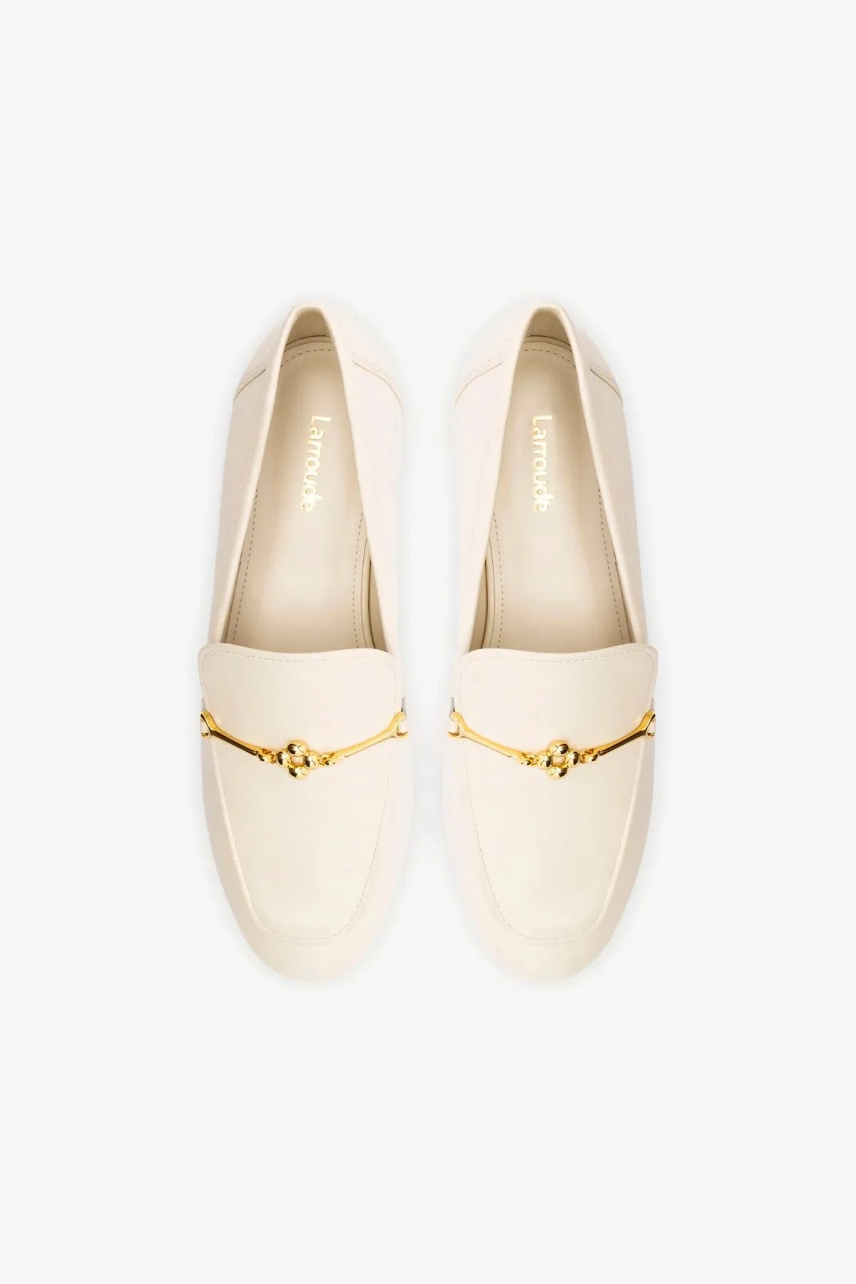 Katherine Loafer In Ivory Leather