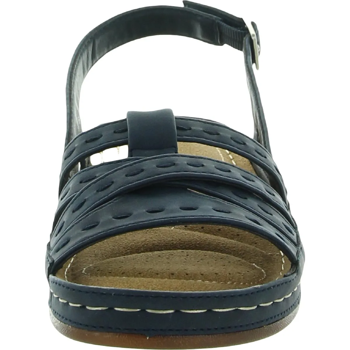 Kehlani Womens Faux Leather Slip On Huarache