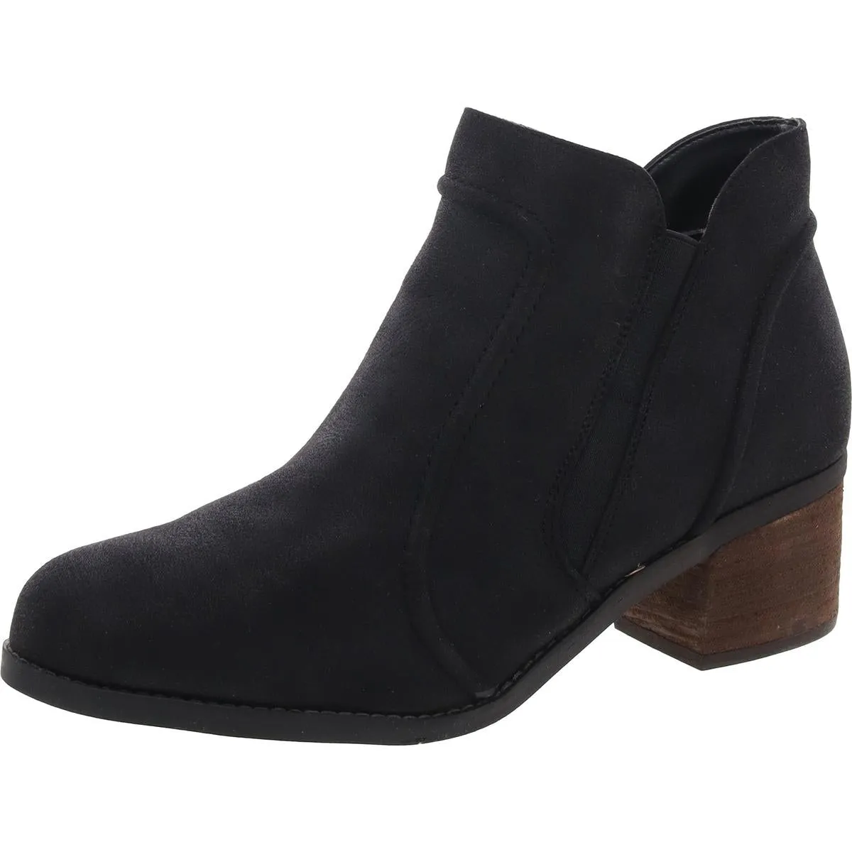 Kenzie Womens Comfort Insole Faux Suede Ankle Boots