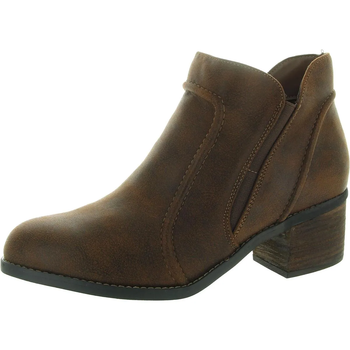 Kenzie Womens Comfort Insole Faux Suede Ankle Boots