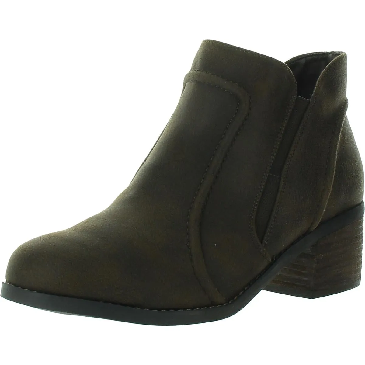 Kenzie Womens Comfort Insole Faux Suede Ankle Boots