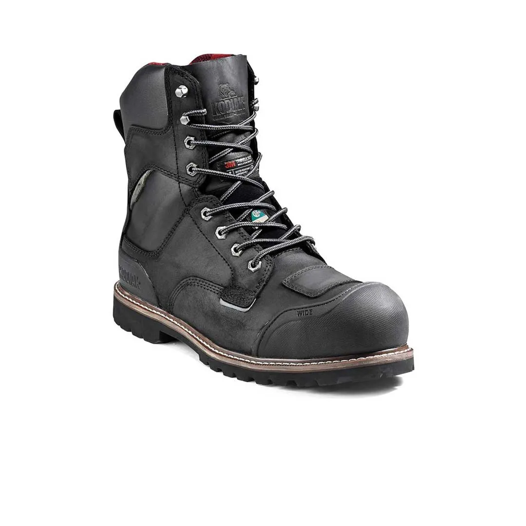 Kodiak - Men's Kodiak Generation Widebody 8" Composite Toe Safety Work Boots (X-Wide) (KD0A4TGCBLK)