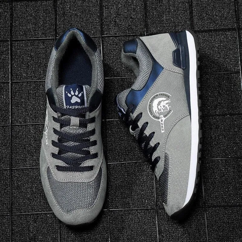 Lark - Leather Lace-Up Sneakers