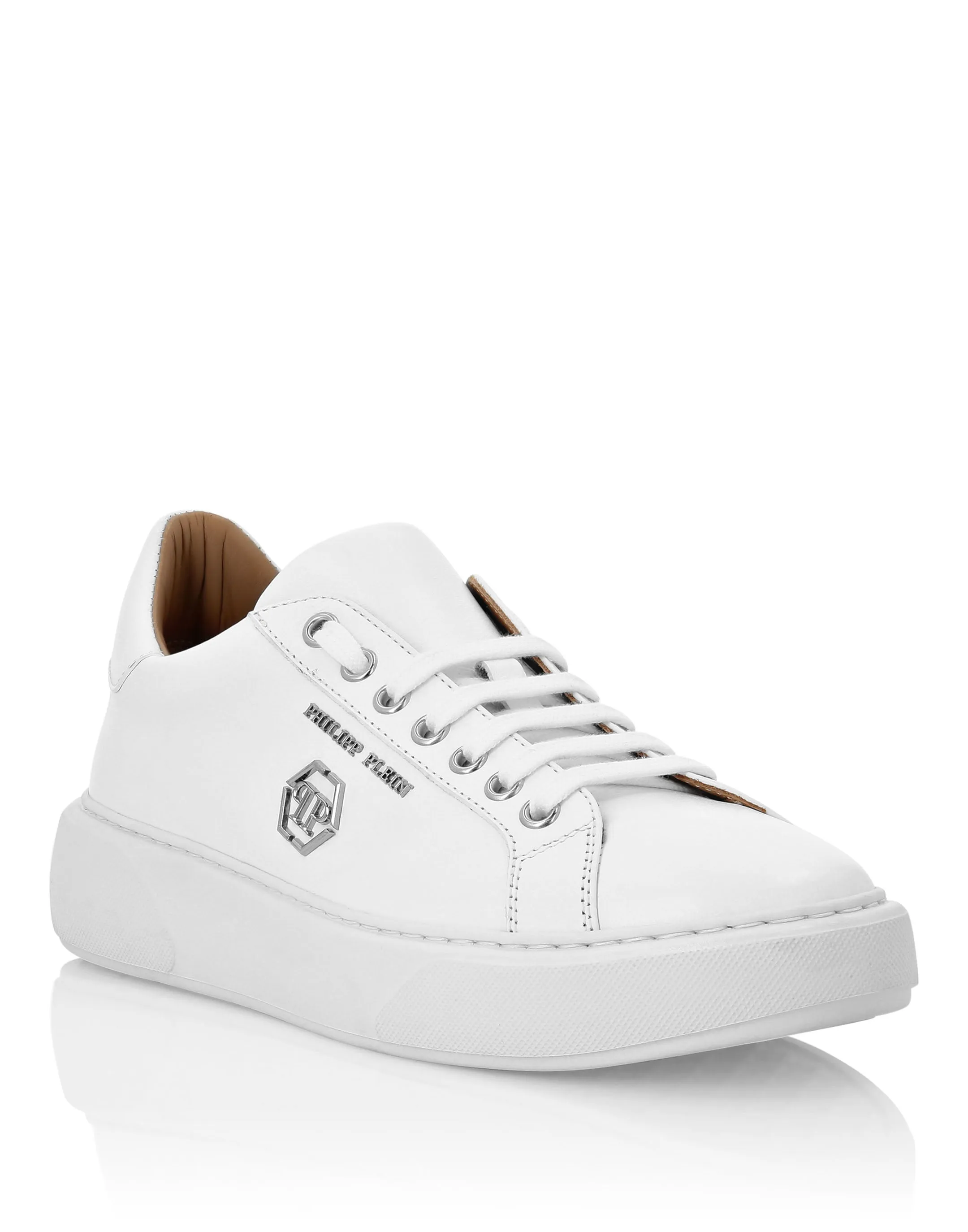 Leather Lo-Top Sneakers Hexagon