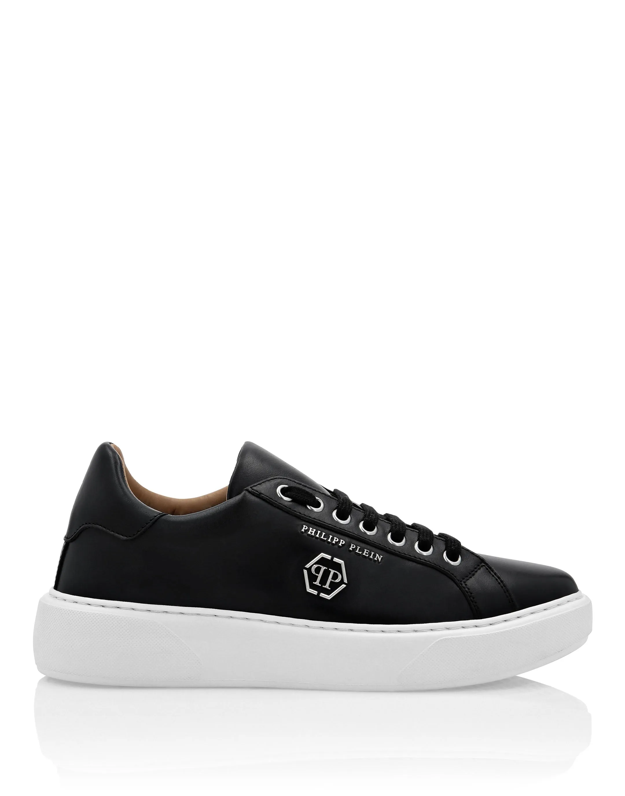 Leather Lo-Top Sneakers Hexagon