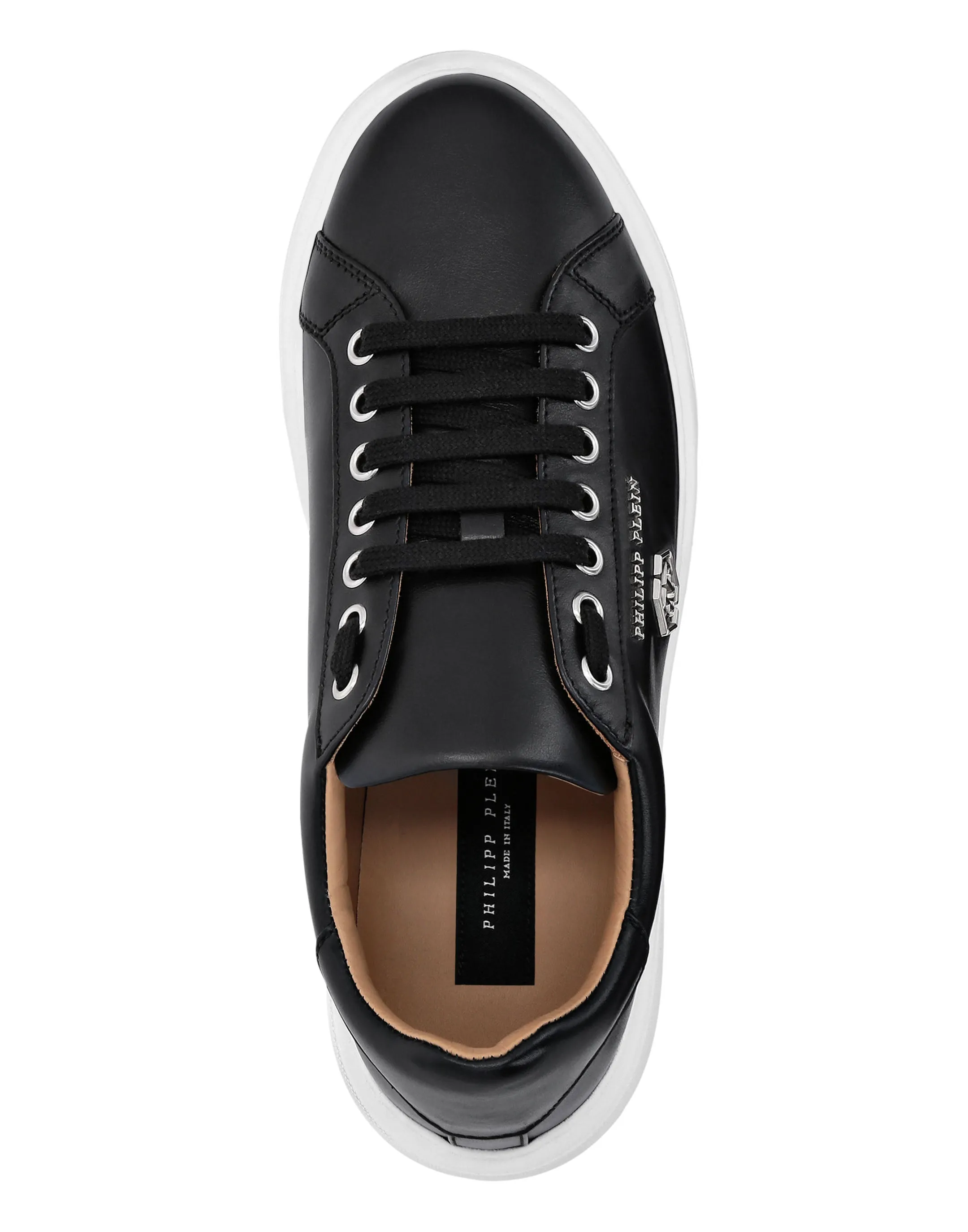 Leather Lo-Top Sneakers Hexagon