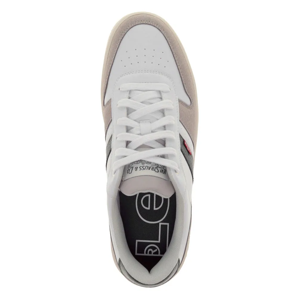 Levi's Mens Drive Lo Synthetic Leather Casual Lace Up Sneaker Shoe