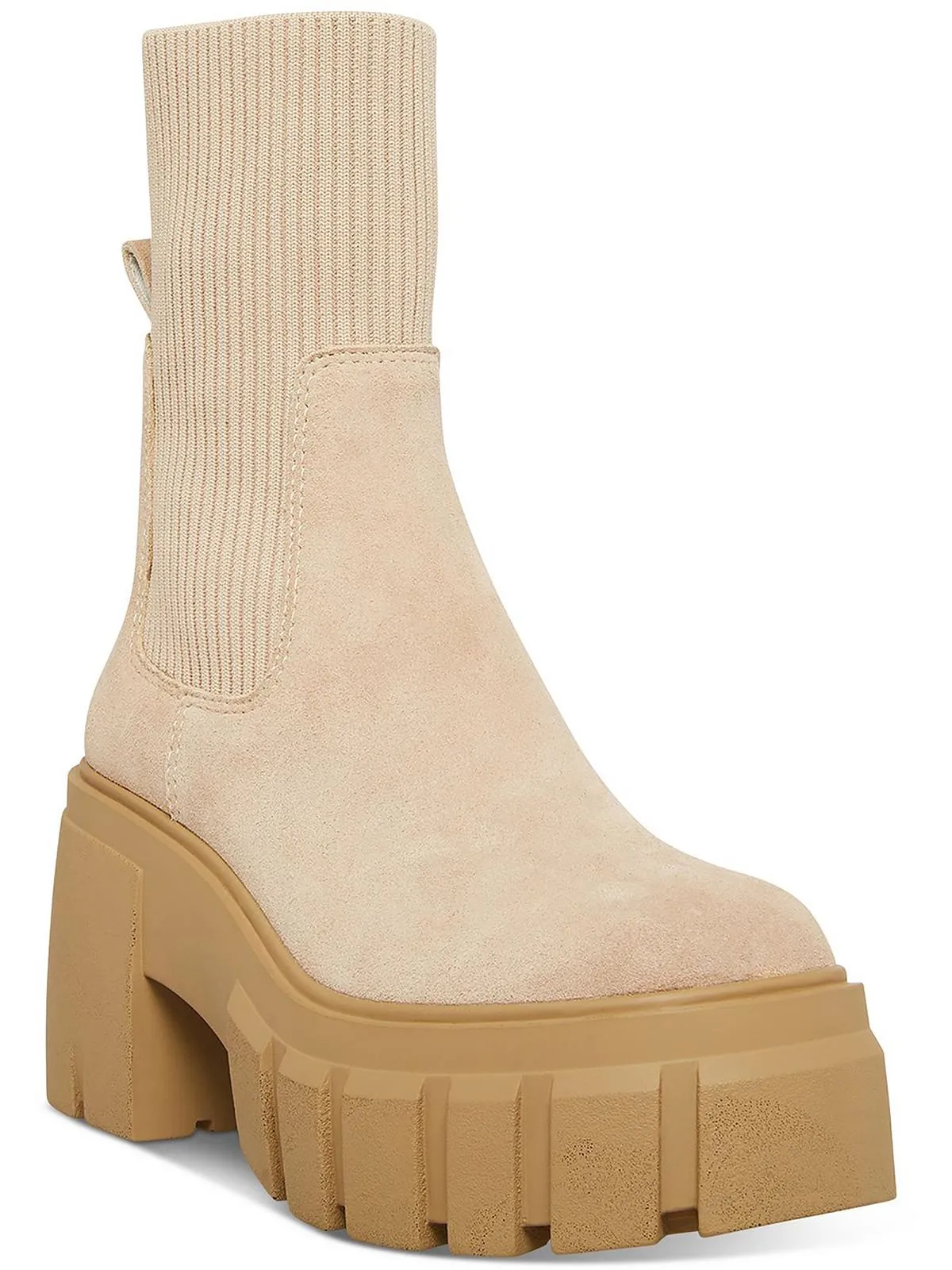 Liberti Womens Pull-on Block Heel Mid-Calf Boots