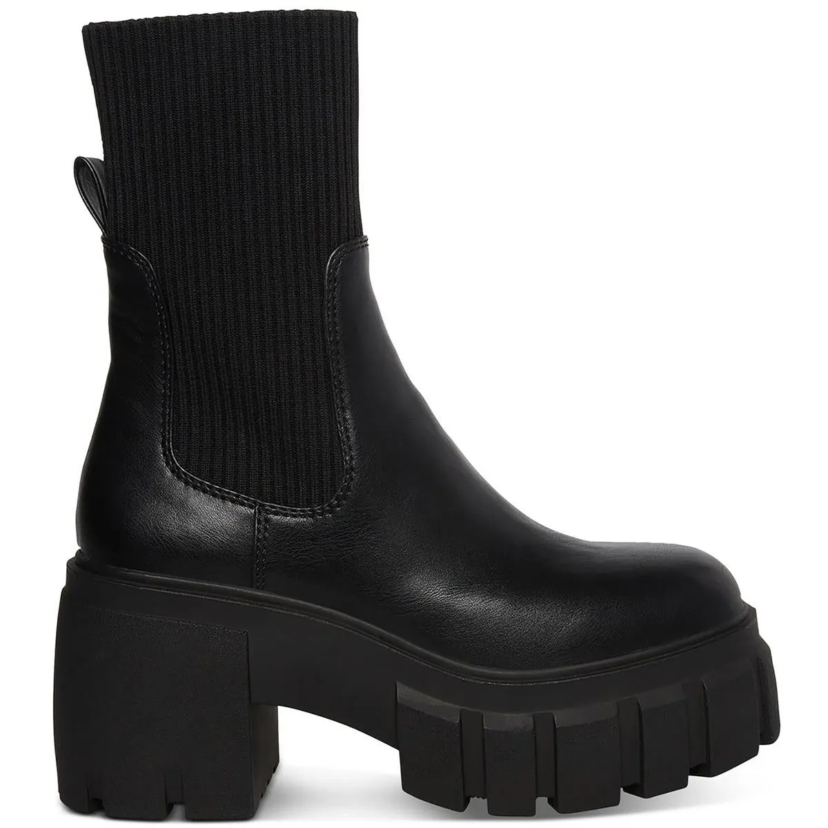 Liberti Womens Pull-on Block Heel Mid-Calf Boots