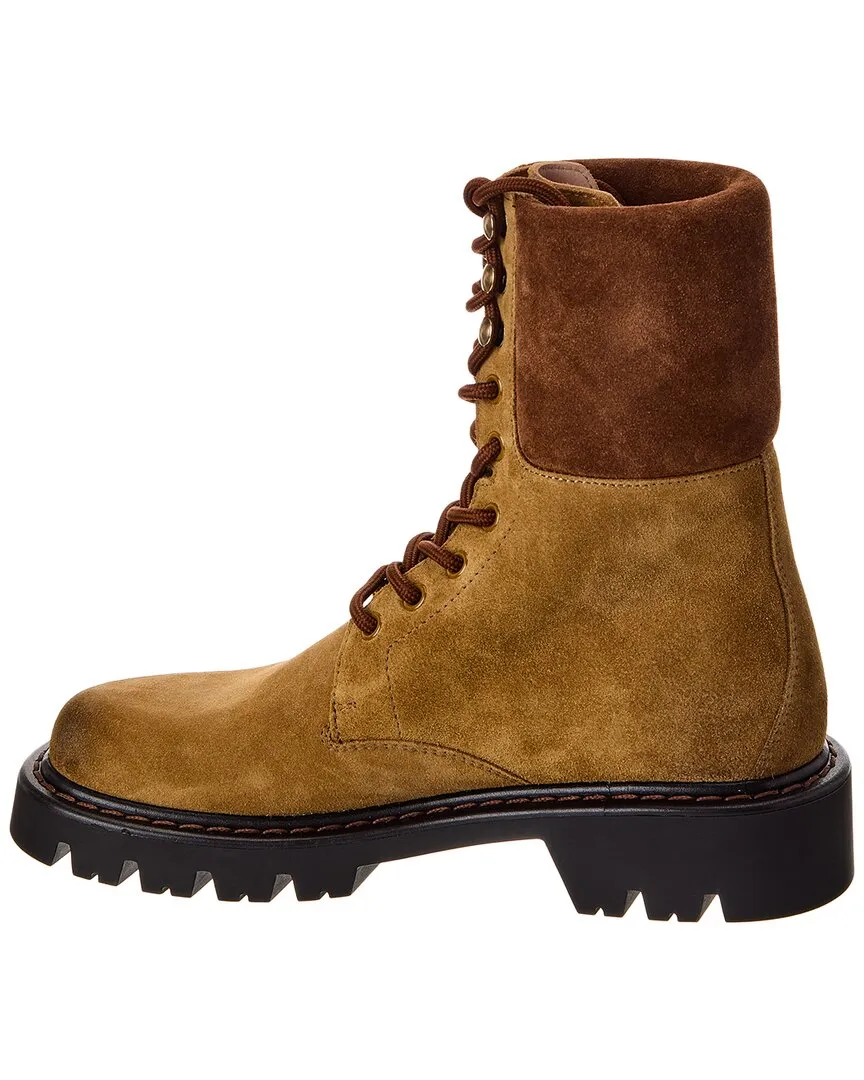 Loewe Sierra Suede Combat Boot