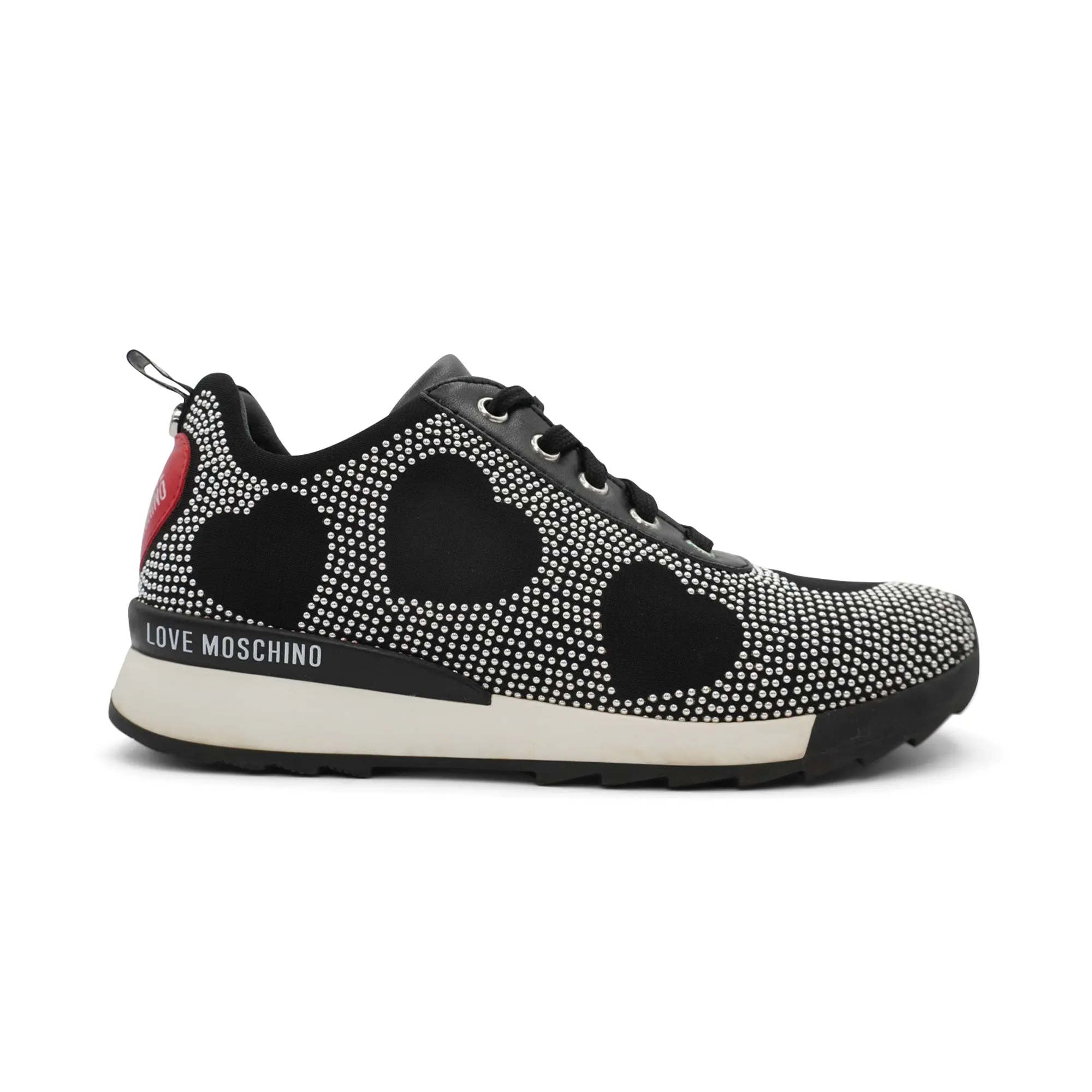 Love Moschino 'Heart Stud' Sneakers - Women's 37