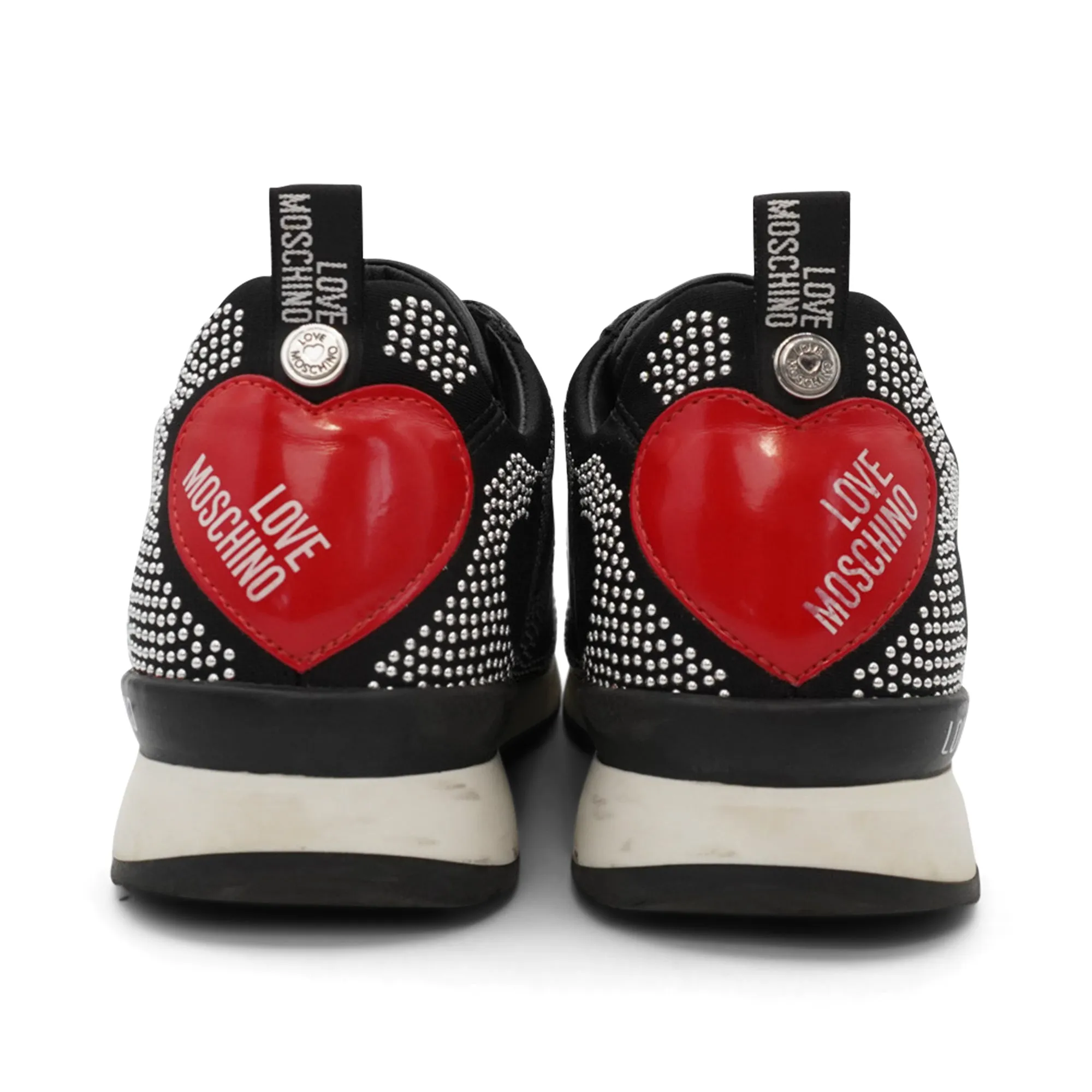 Love Moschino 'Heart Stud' Sneakers - Women's 37