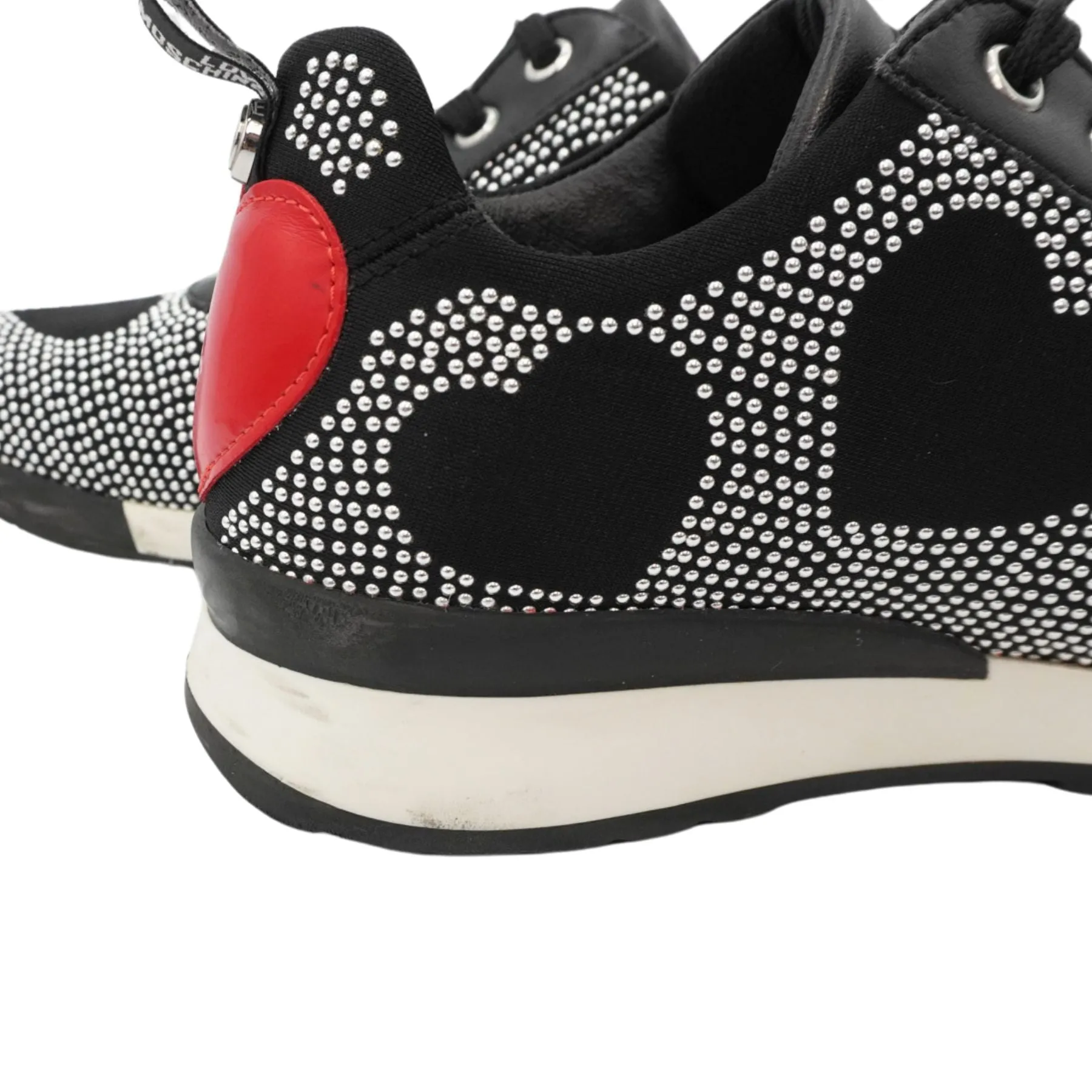 Love Moschino 'Heart Stud' Sneakers - Women's 37