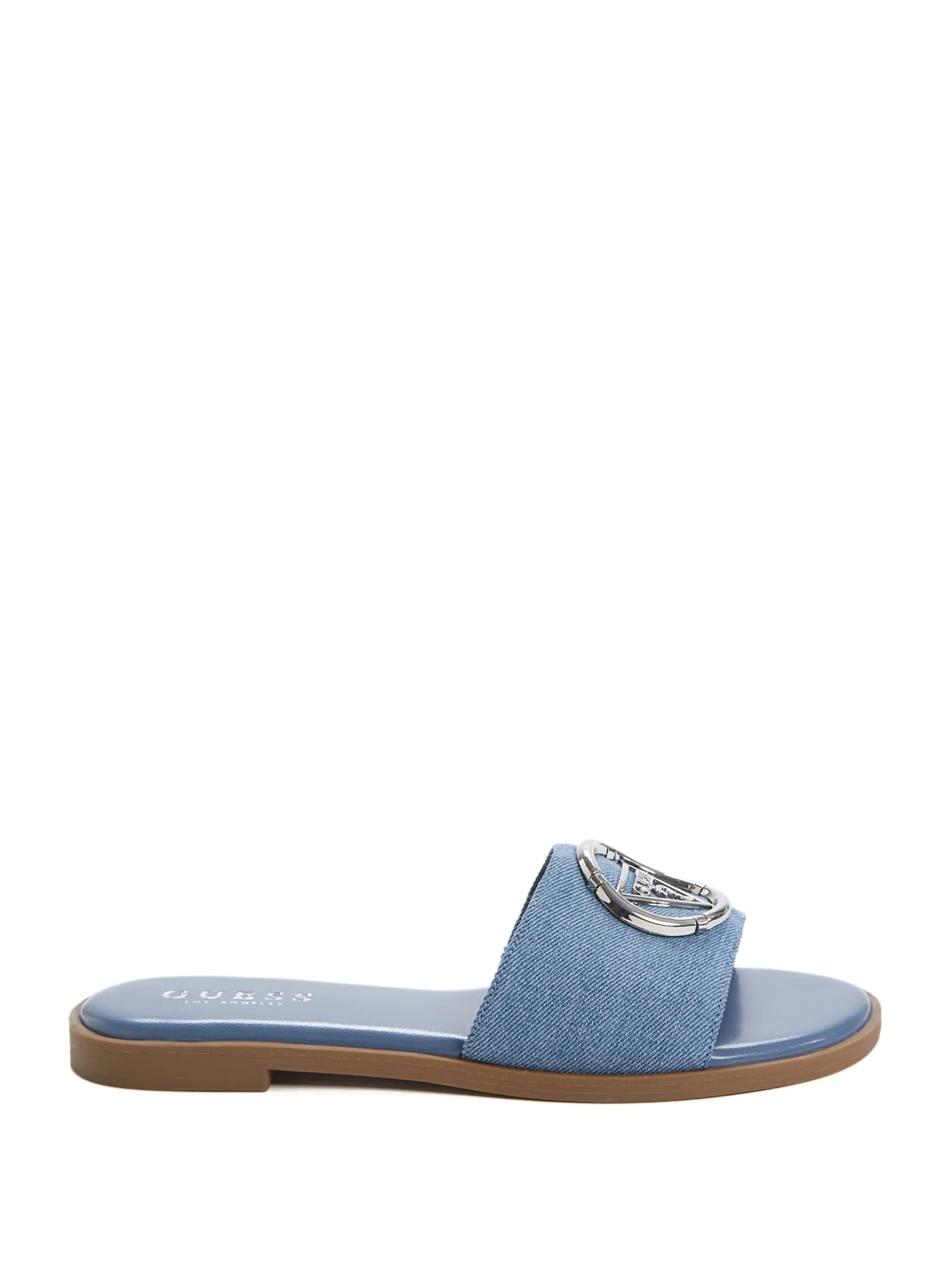 Magnify Denim Slide Sandals