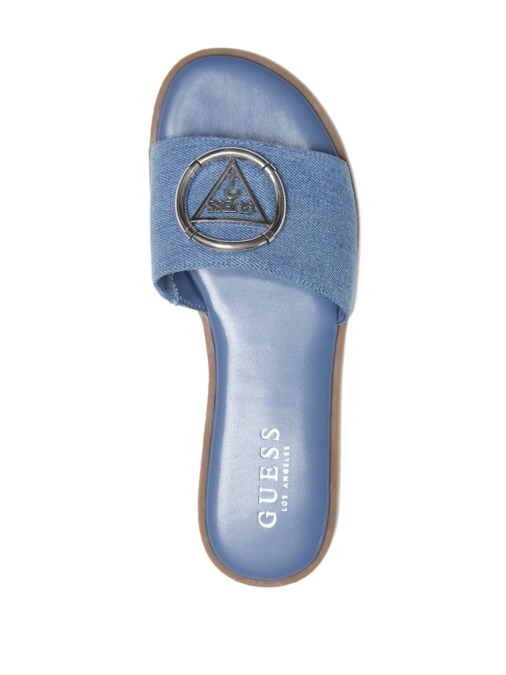 Magnify Denim Slide Sandals