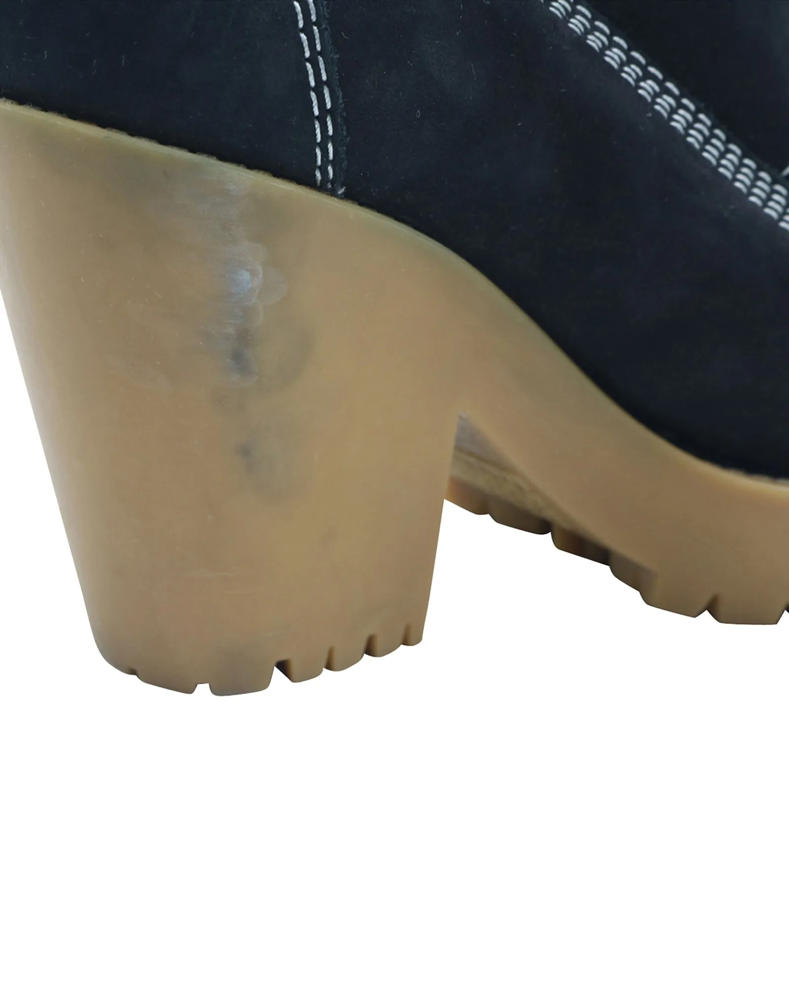 Maison Margiela Lace Up Boots in Black Suede
