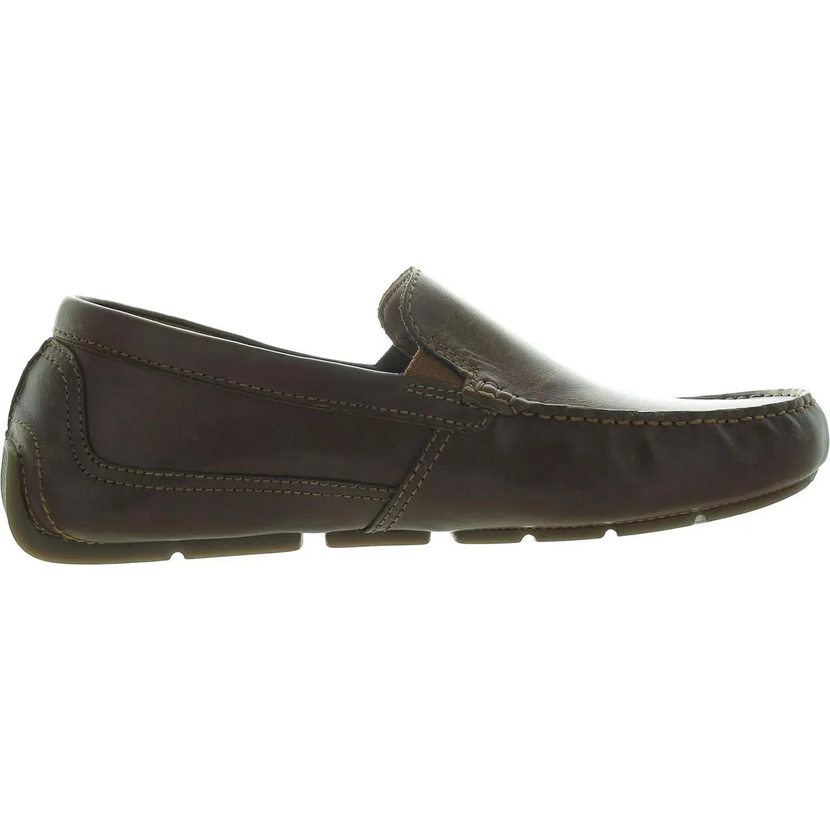 Markman Plain Mens Leather Slip-On Driving Moccasins