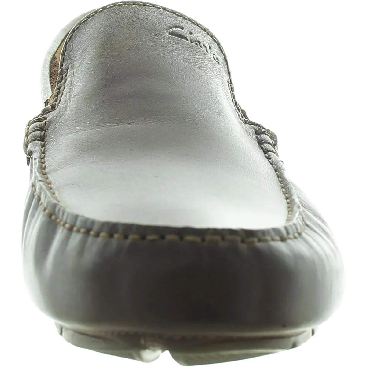 Markman Plain Mens Leather Slip-On Driving Moccasins