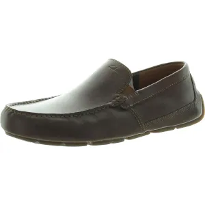 Markman Plain Mens Leather Slip-On Driving Moccasins