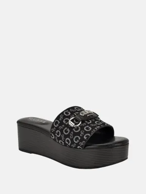 Matties Wooden Platform Sandals