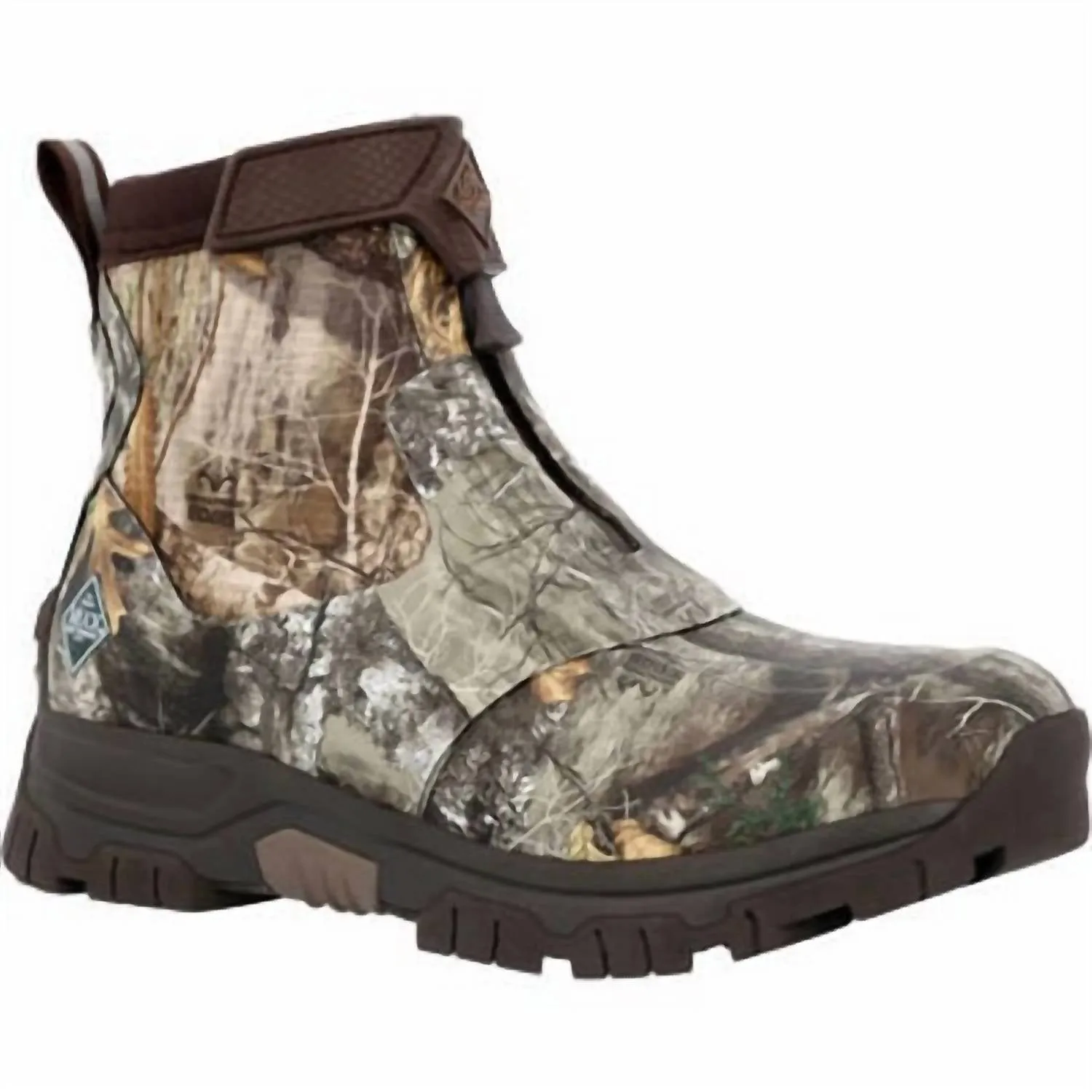 Men's Apex Mid Zip Ankle Boots In Bison/realtree Edge