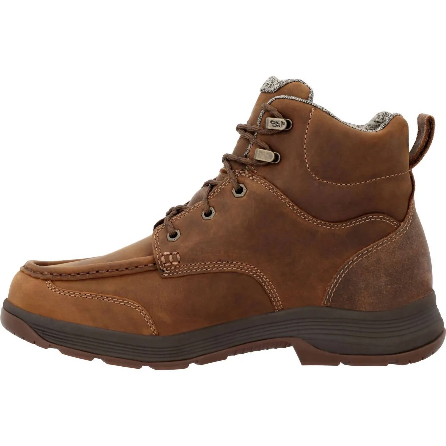 Men's Athens Superlyte 6" Waterproof Work Boot - Wide Width In Brown