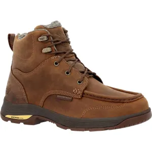 Men's Athens Superlyte 6" Waterproof Work Boot - Wide Width In Brown