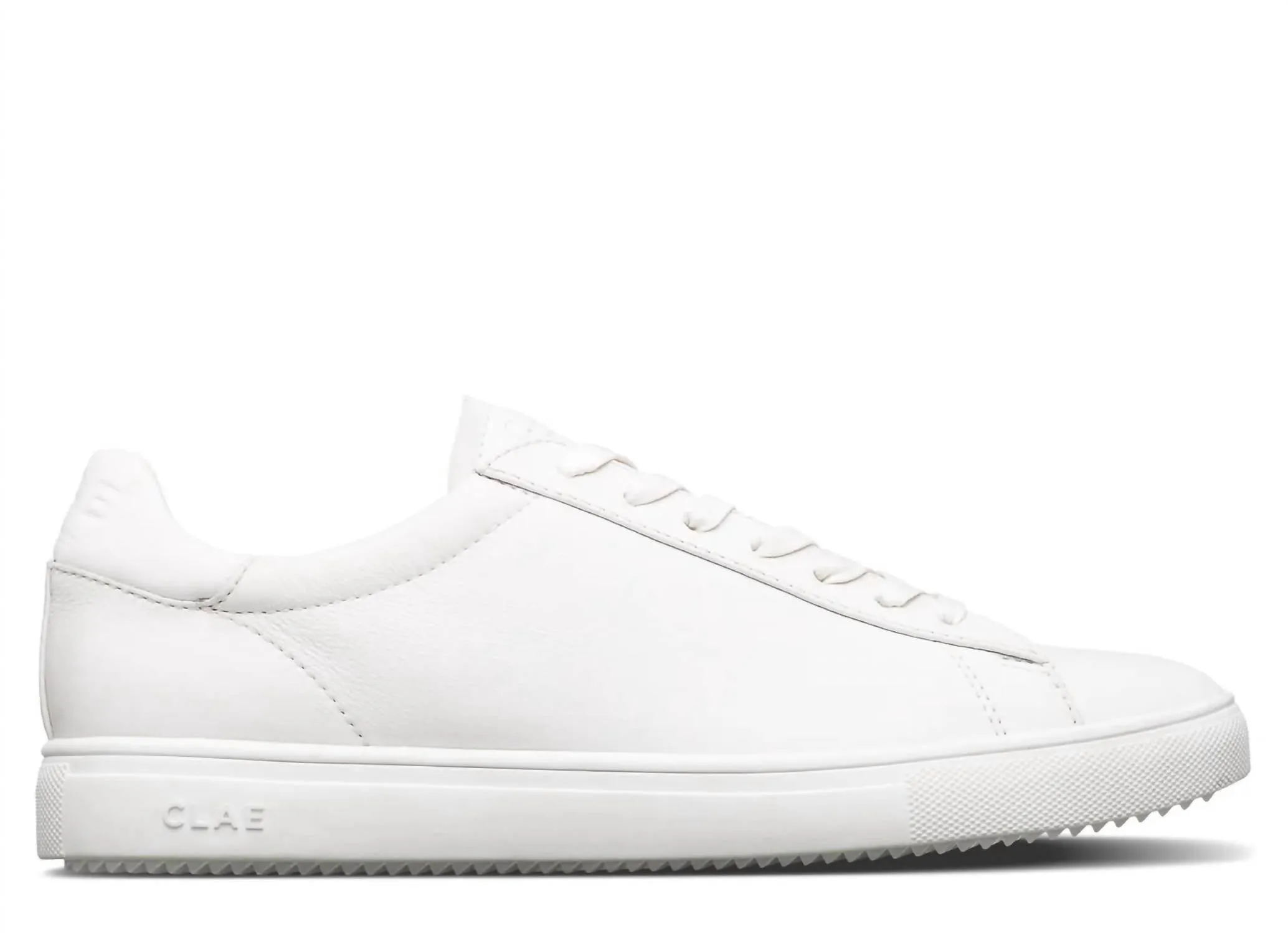 Men's Bradley Essentials Leather Sneaker In White Leather