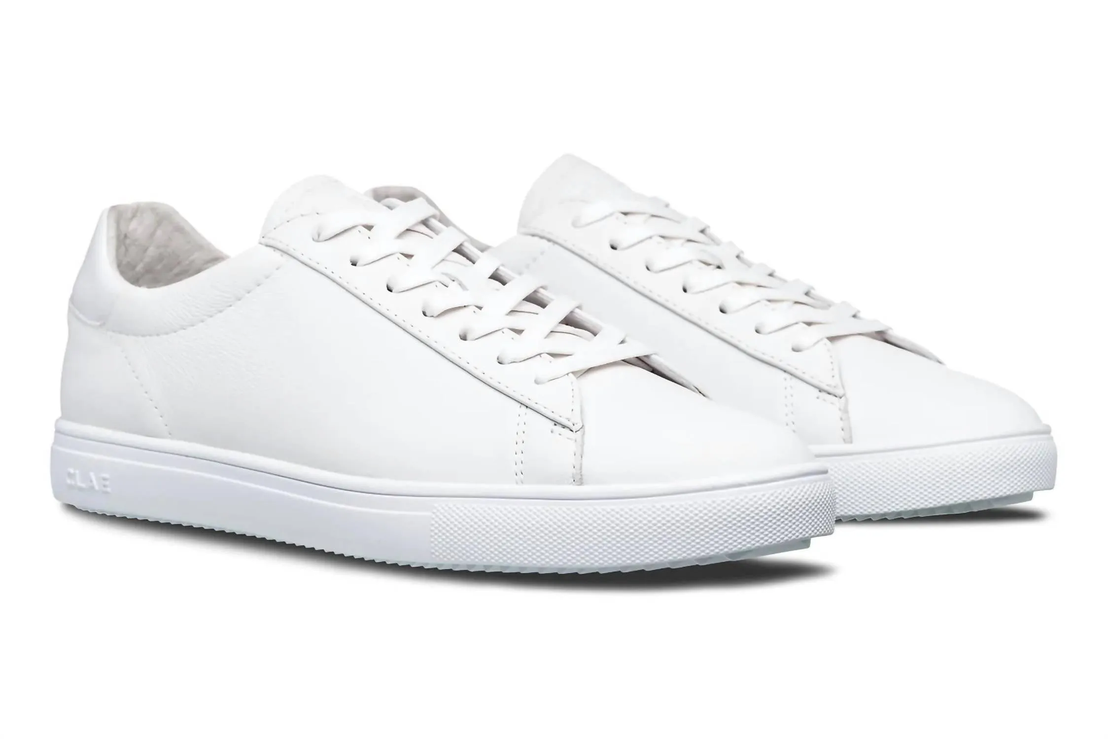 Men's Bradley Essentials Leather Sneaker In White Leather