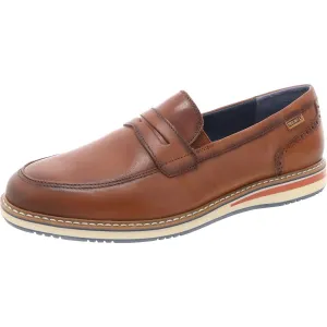 Mens Brogue Faux Leather Loafers