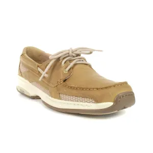 Men's Captain Boat Shoes In Tan
