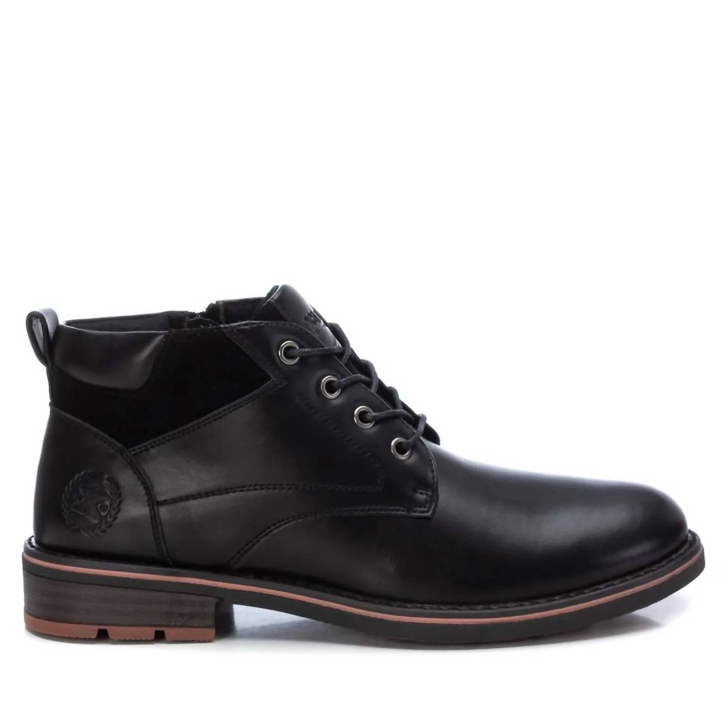 Men's Casual Ankle Boots In Black