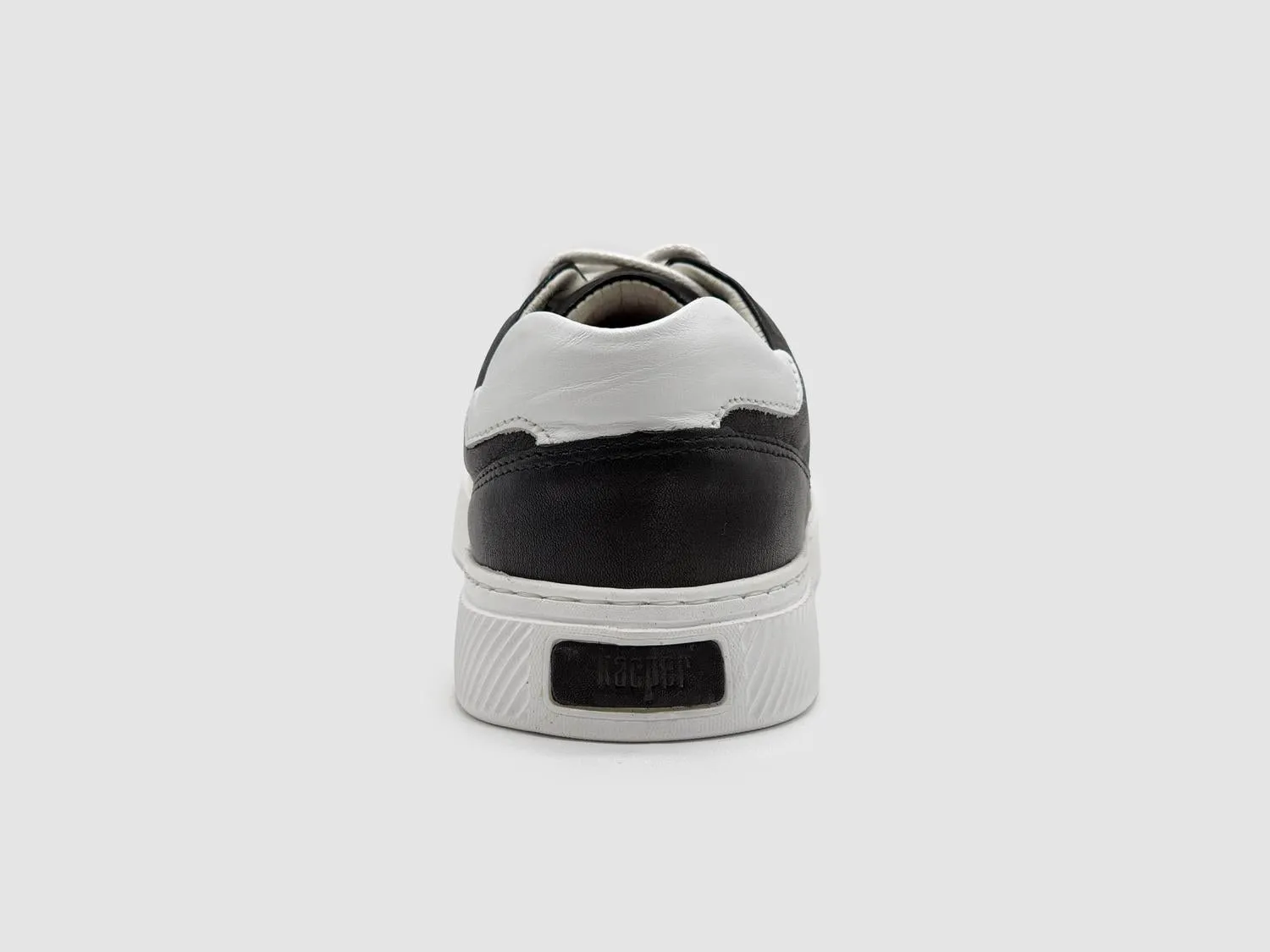 Men's Classic Leather Sneakers In Black