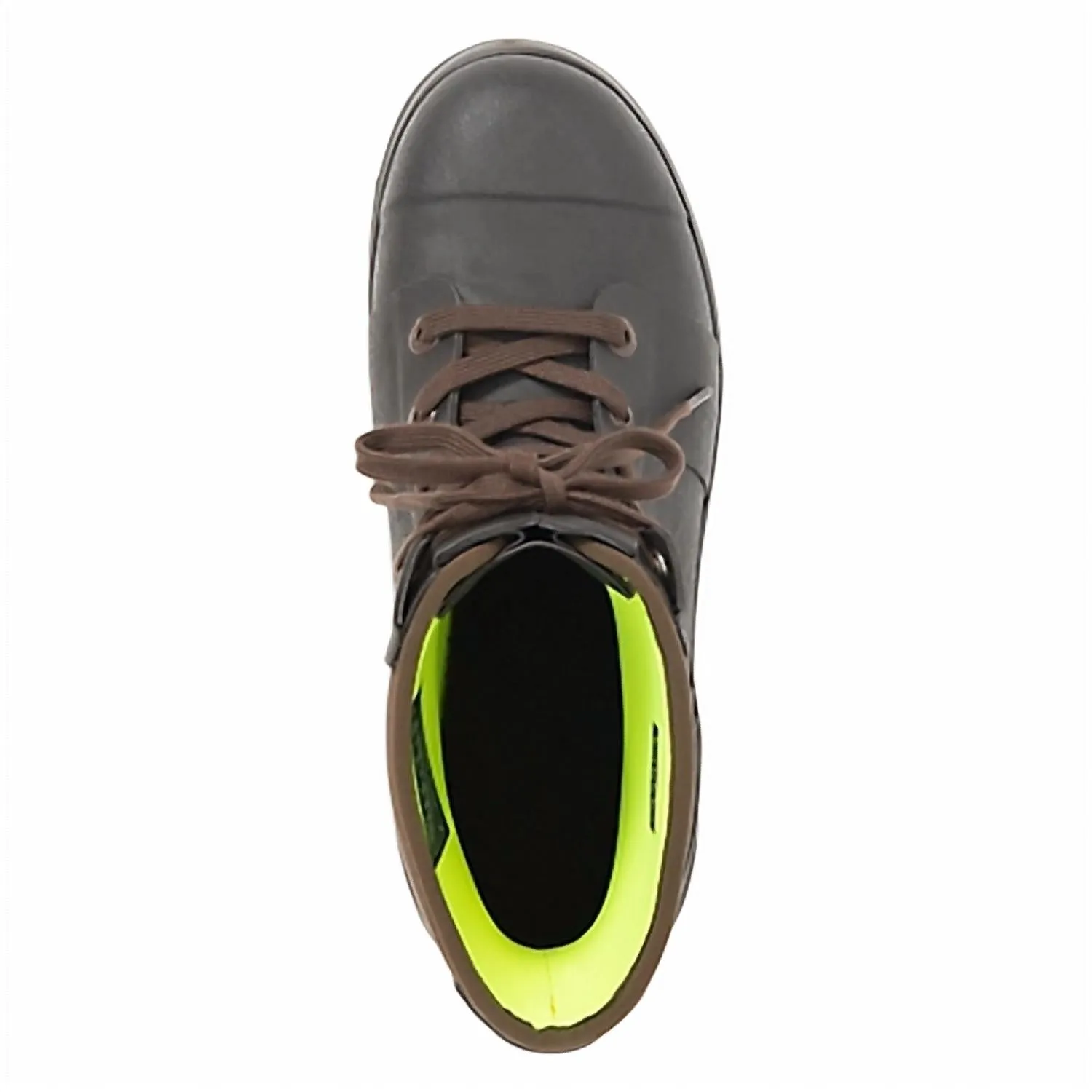 Men's Classic Plain Toe Work Boots In Brown