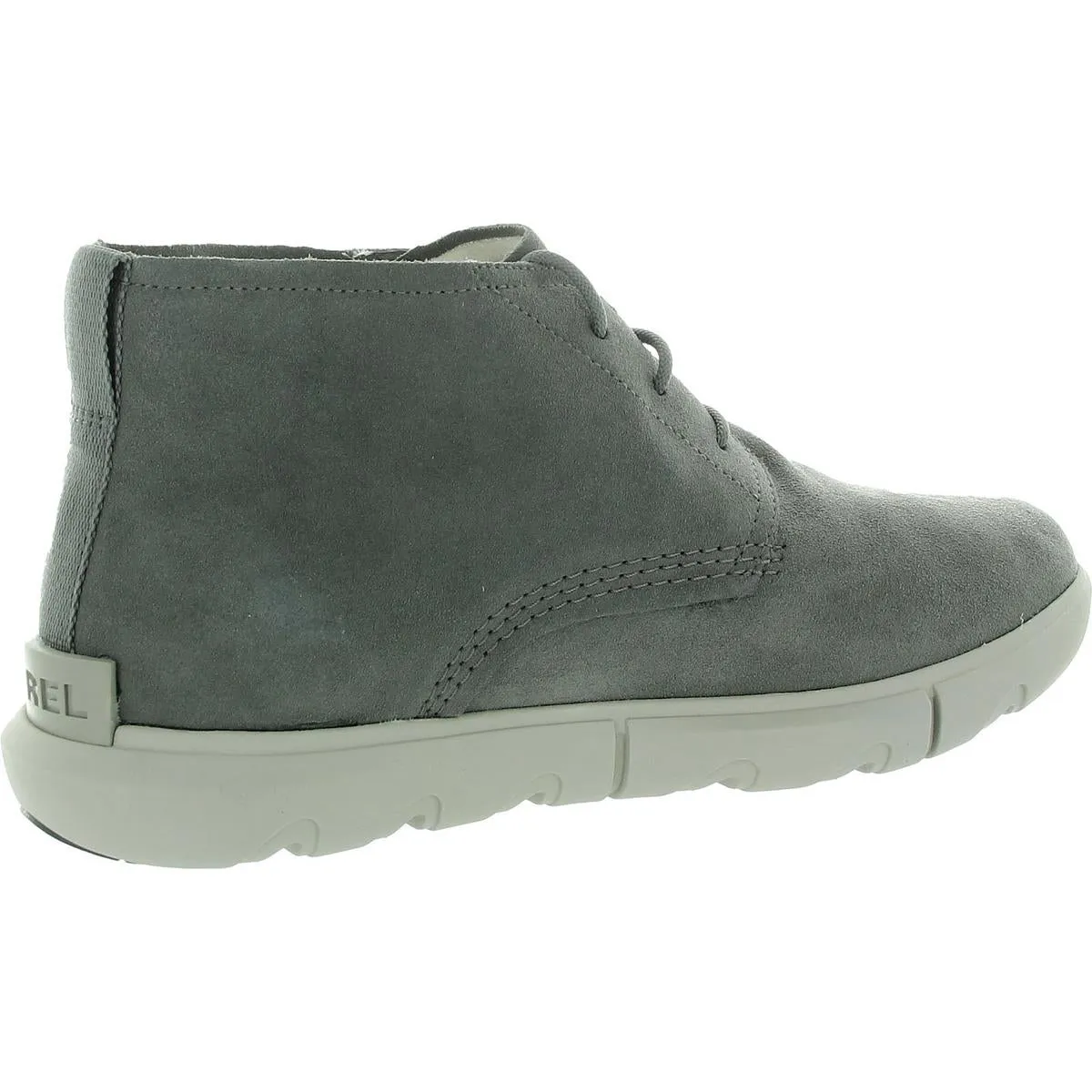 Mens Faux Fur Lined Leather Chukka Boots