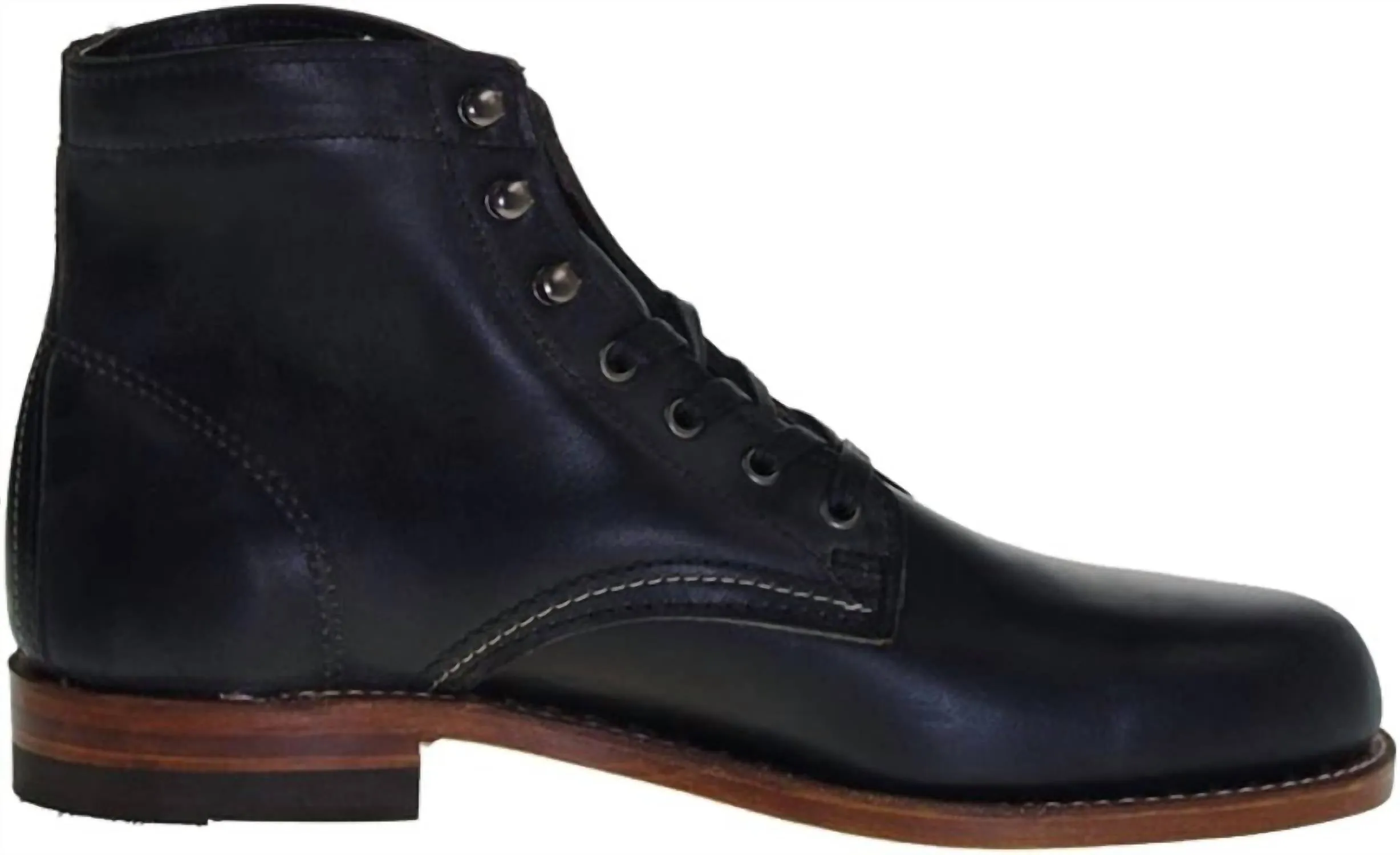 Men's Heritage Plain-Toe Original Boot In Black Leather
