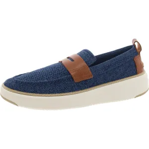 Mens Knit Laceless Loafers