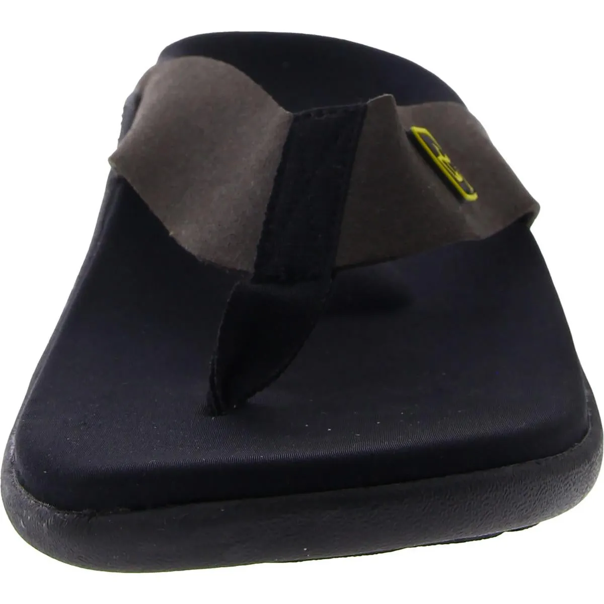 Mens Logo Slip On Flip-Flops