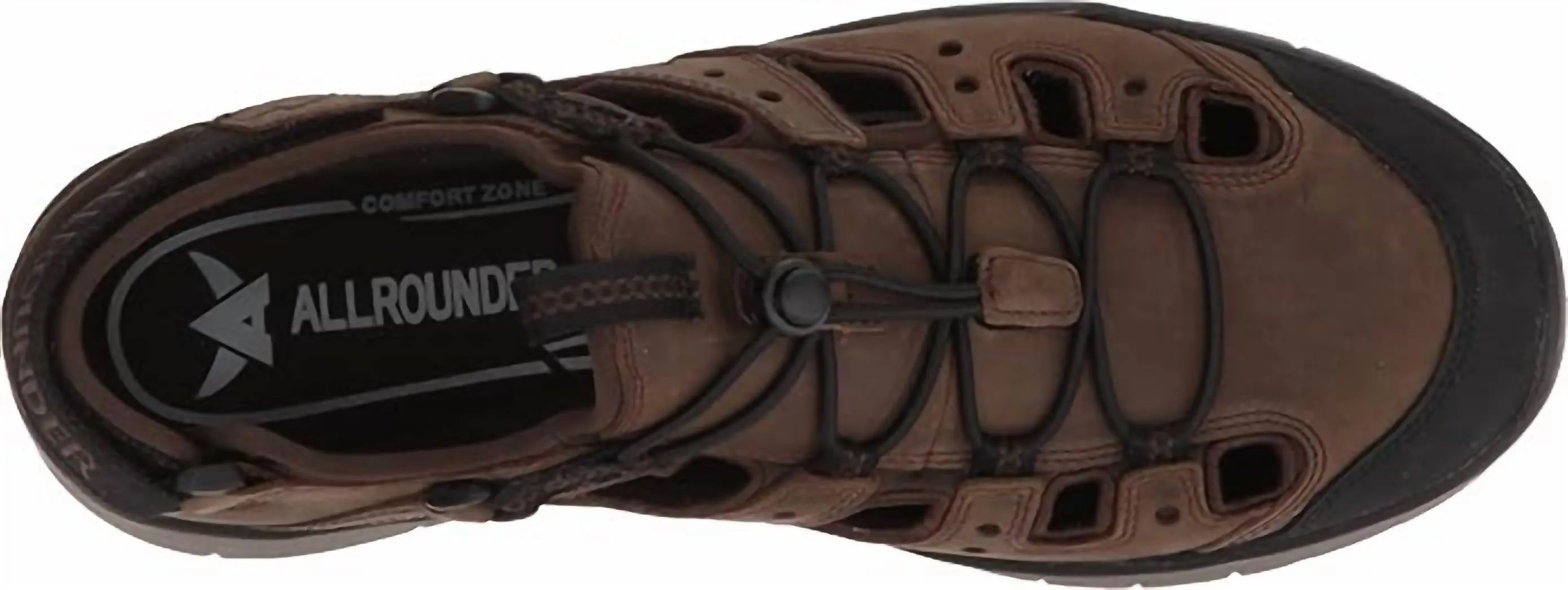 Men's Maroon Shoes In Black Rubber/cordovan Crazy Horse