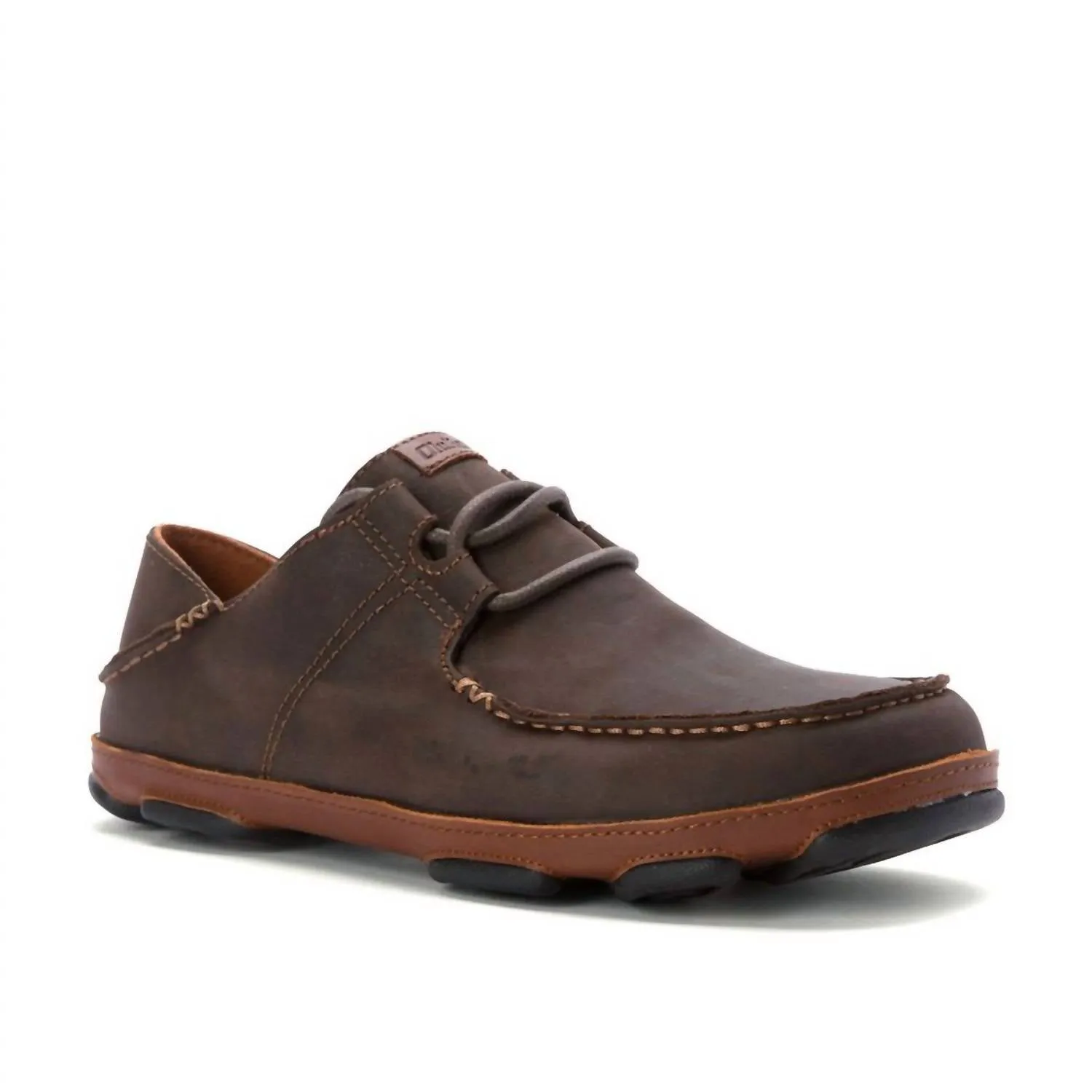 Men's 'ohana Lace-Up Shoe In Dark Wood/toffee