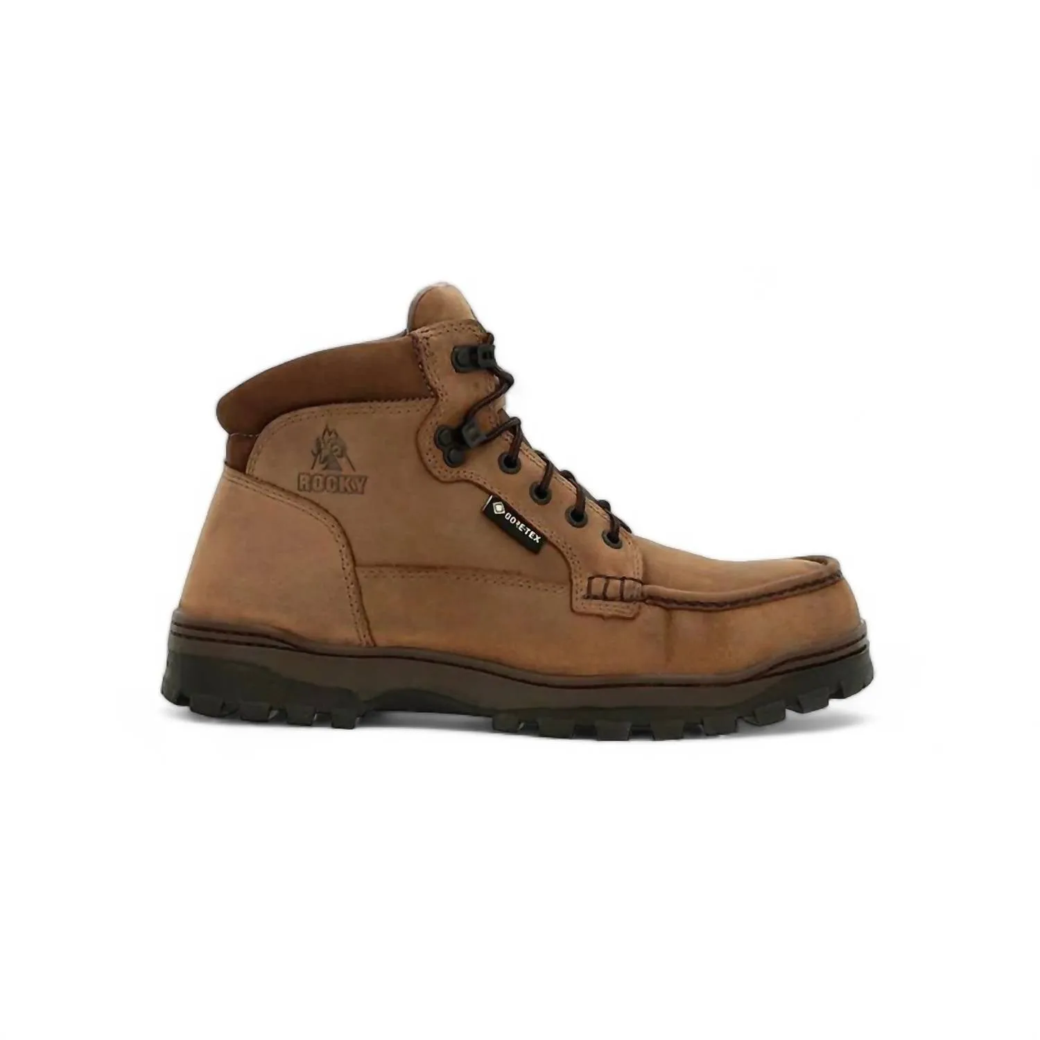 Men's Outback Gore-Tex Waterproof Steel Toe Work Boot - Medium Width In Brown