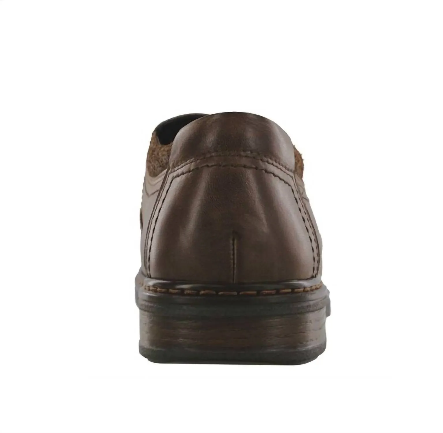 Men's Step Slip On Loafer - Double Wide Width In Mahogany
